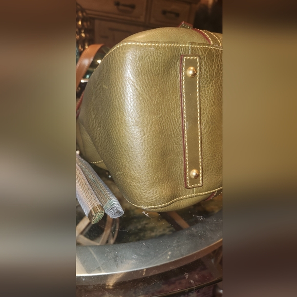 Dooney & Bourke Floretine Double Satchel with Tassel Accents - Picture 4 of 8